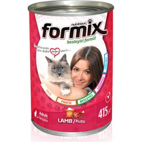 Formix Lamb Kuzu Etli Konserve Kedi Maması 415Gr